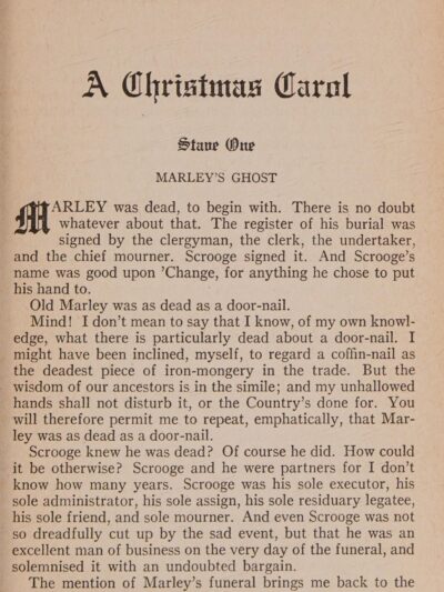 A Christmas Carol